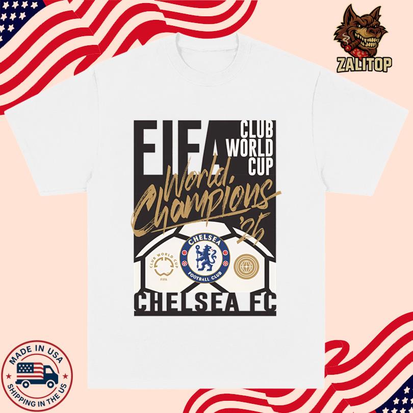 Chelsea 2025 FIFA Club World Cup Champions Tee