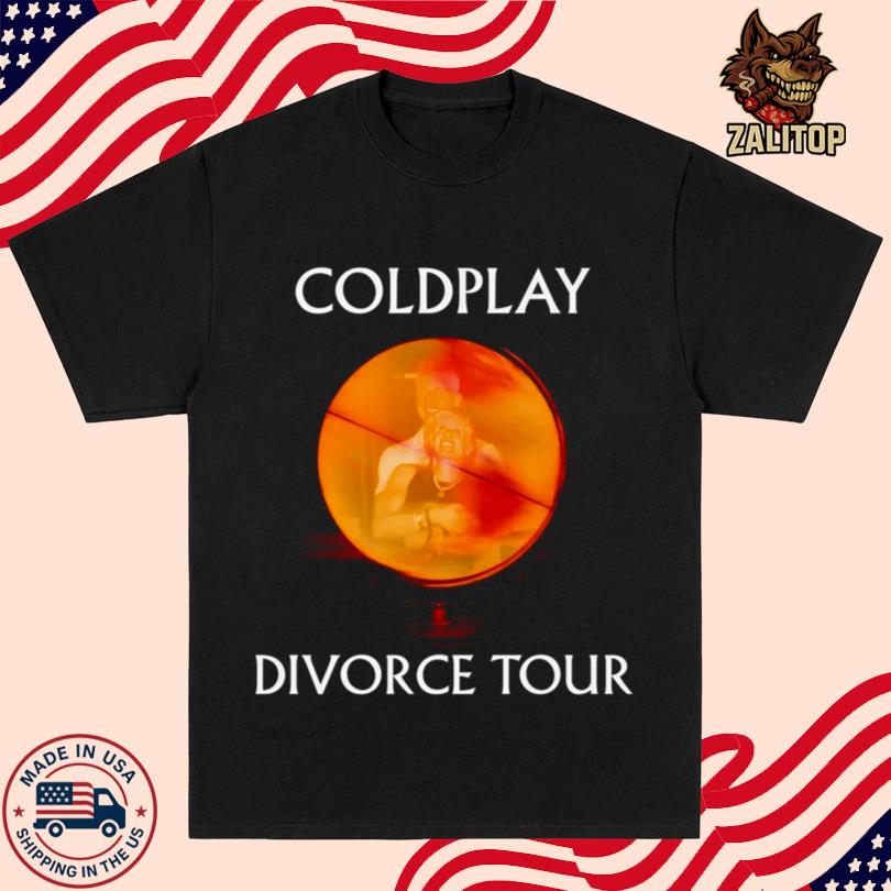 Coldplay Divorce Tour Shirt