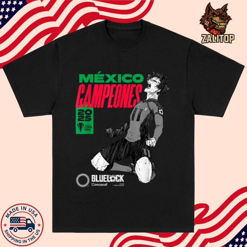 CONCACAF vs Blue Lock Mexico Gold Cup Champions 2025 Shirt