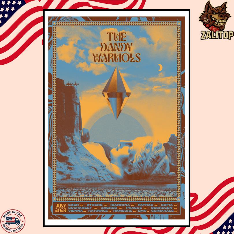 Dandy Warhols July 2025 Poster