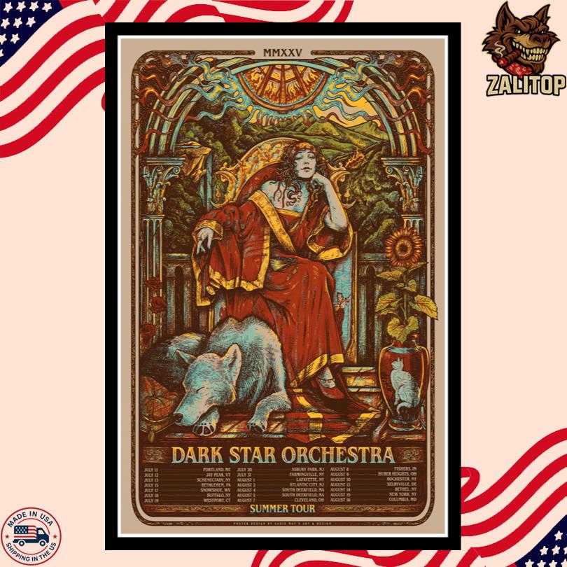 Dark Star Orchestra Poster – Summer 2025 US Tour