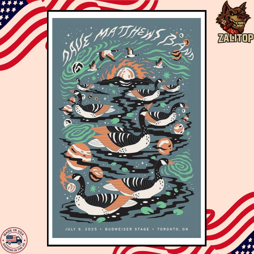 Dave Matthews Toronto Jul 8 2025 Poster