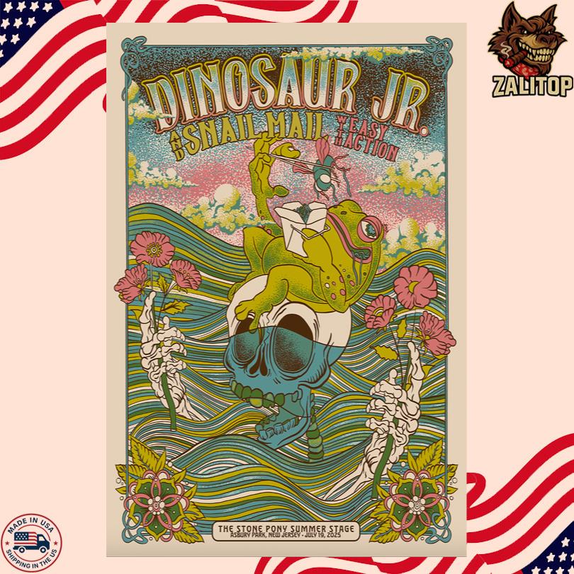 Dinosaur JR. Concert Event Stone Pony Summer Stage July 2025 Poster