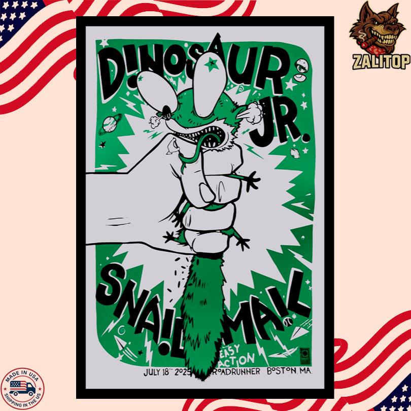 Dinosaur Jr Event July 18 2025 Roadrunner Boston MA Poster
