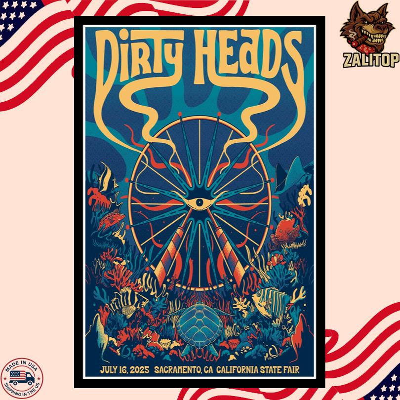 Dirty Heads Poster – California State Fair Concert 2025