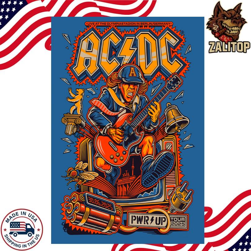 Event ACDC - 30.062025 - Berlin - Olympiastadion Poster