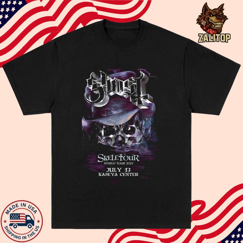 Ghost July 13 2025 World Tour Kaseya Center Shirt