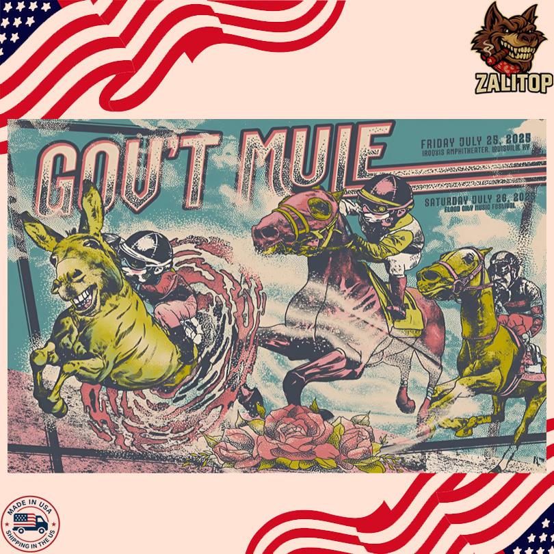 Gov\'t Mule July 26 2025 Event Poster Johnstown PA