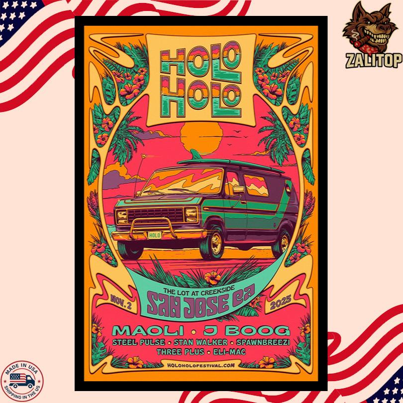 Holo Holo Festival Event Poster San Jose CA Nov 2 2025