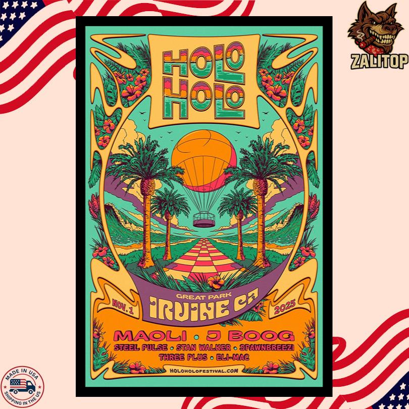 Holo Holo Festival In Irvine November 1 2025 Poster