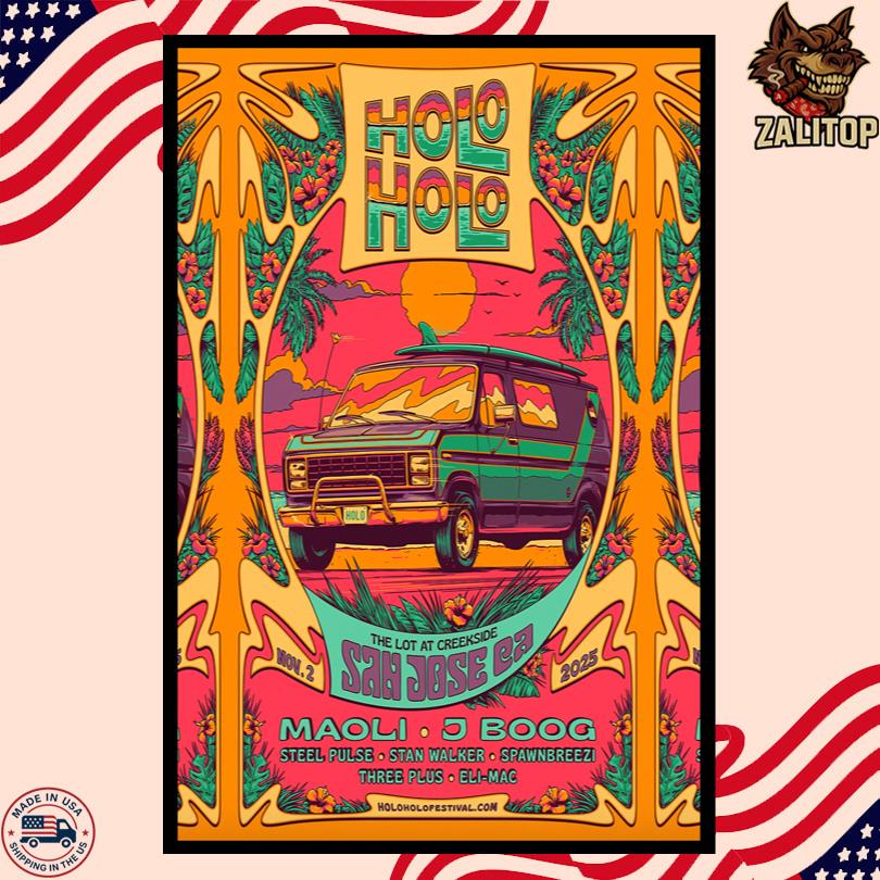 Holo Holo San Jose CA Show Poster – Nov 2 2025
