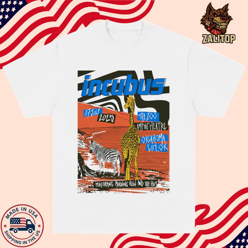 INCUBUS LIMITED EDITION OKLAHOMA CITY 2025 EVENT TEE