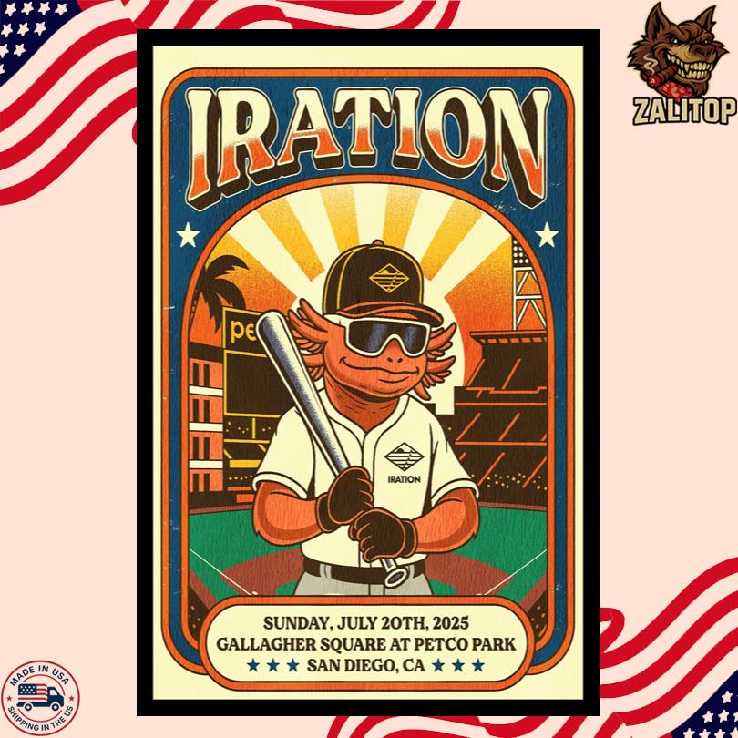 Iration Show in San Diego Gallagher Square July 20 2025 Poster