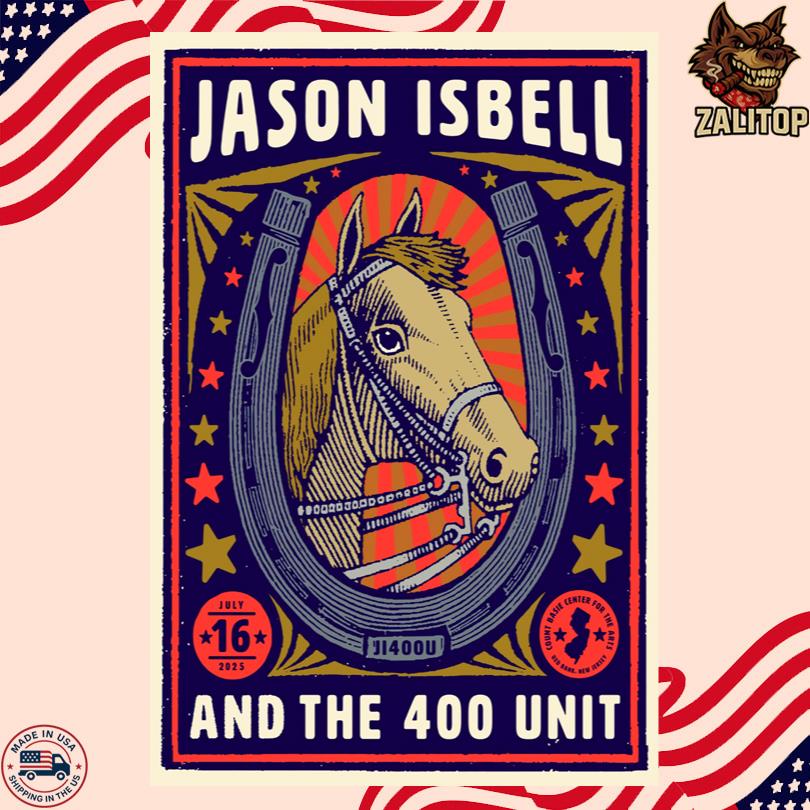 Jason Isbell Poster – July 16 2025 Red Bank NJ Concert