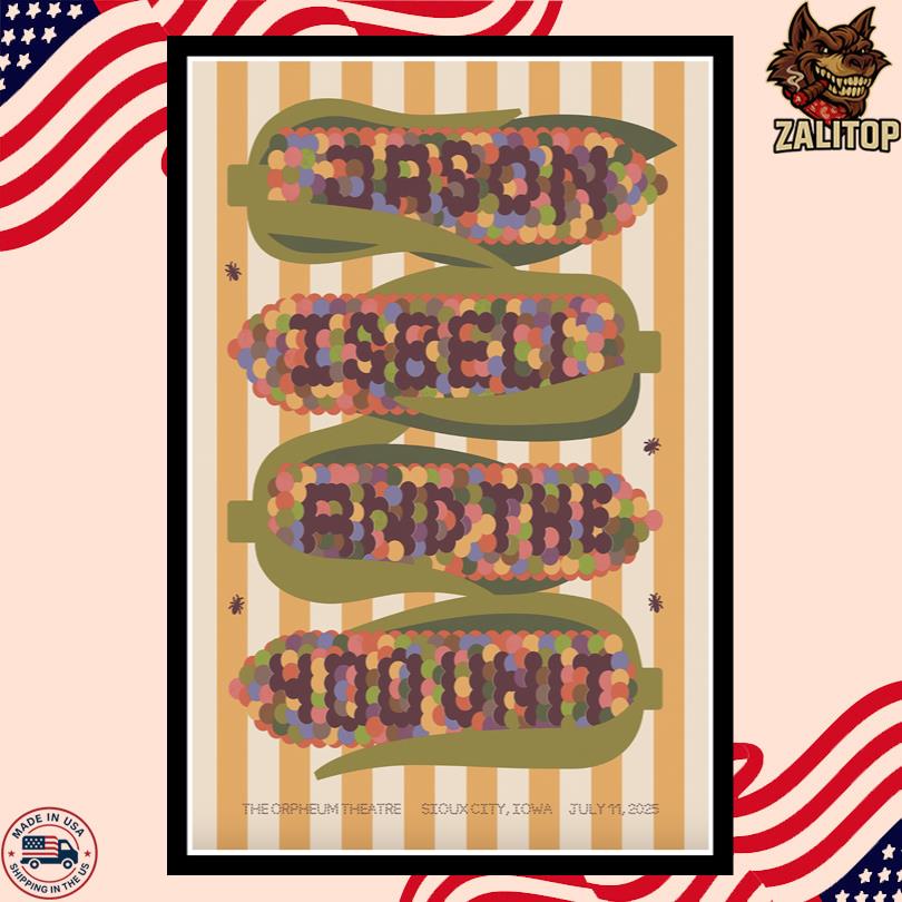 Jason Isbell Poster – Live in Sioux City IA July 11 2025