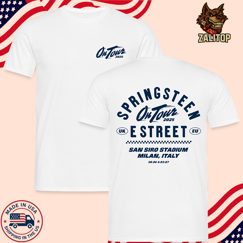 June 30, 2025 - San Siro Stadium Milan, Italy Bruce Springsteen T Shirt