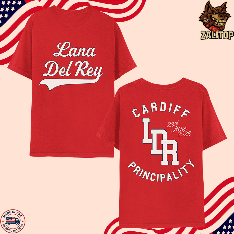 Lana Del Rey Cardiff show at the Principality Stadium 23rd June 2025 Tee