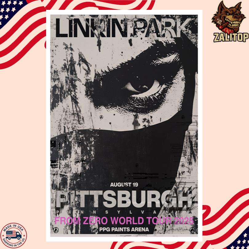 Linkin Park Aug 19 2025 PPG Paints Arena in Pittsburgh, PA Poster