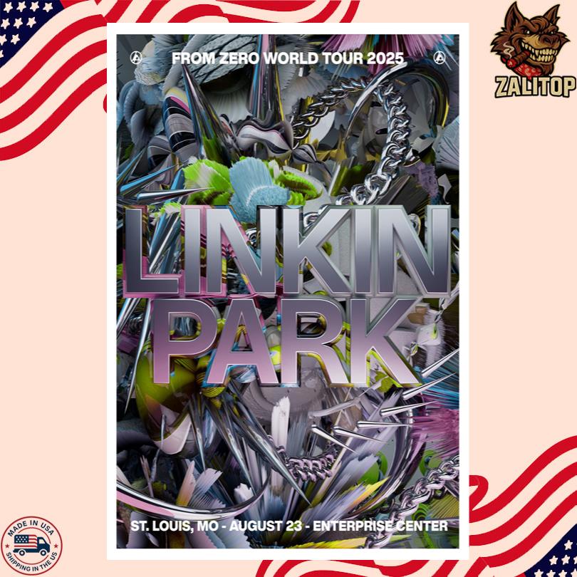 Linkin Park Aug 23 2025 Enterprise Center St. Louis, MO Poster