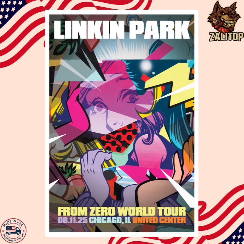 Linkin Park From Zero World Tour Toronto, ON Aug 8 2025 Poster