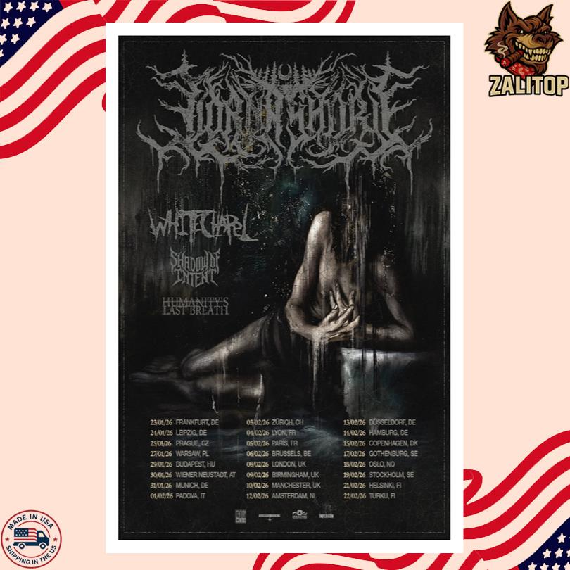 Lorna Shore Europe & UK Tour 2026 Poster