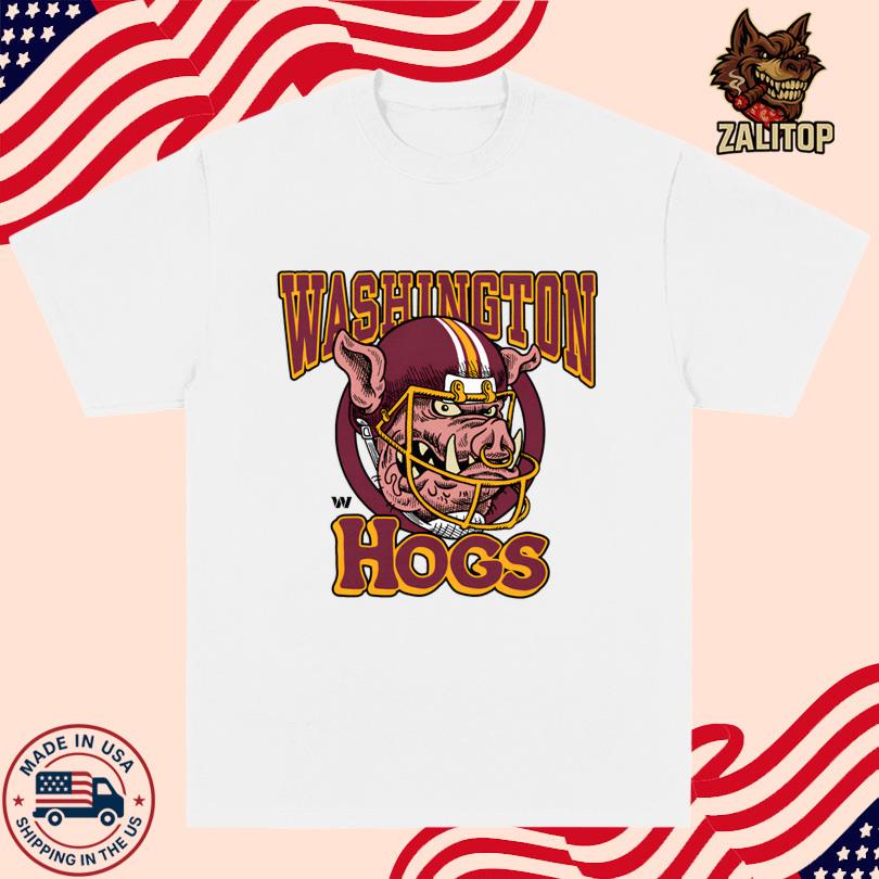 Men\'s Homage Gray Washington Commanders The Hogs Tri-Blend T-Shirt