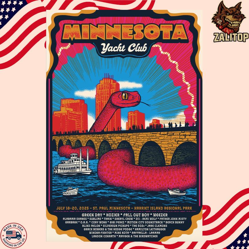 Minnesota Yacht Club Show at Harriet Island Park July 2025 Poster