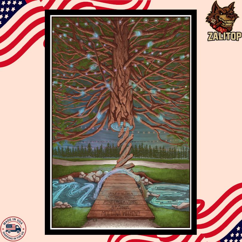Moe. Poster – July 11–12 2025 Pine Creek Lodge Livingston MT