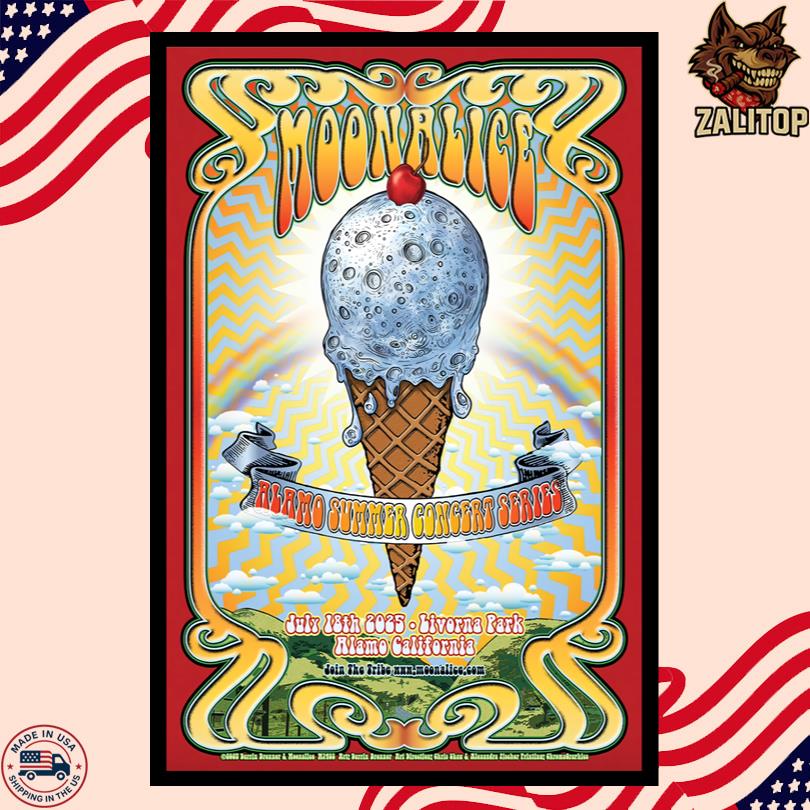 Moonalice Jul 18 2025 Livorna Park Alamo CA Poster