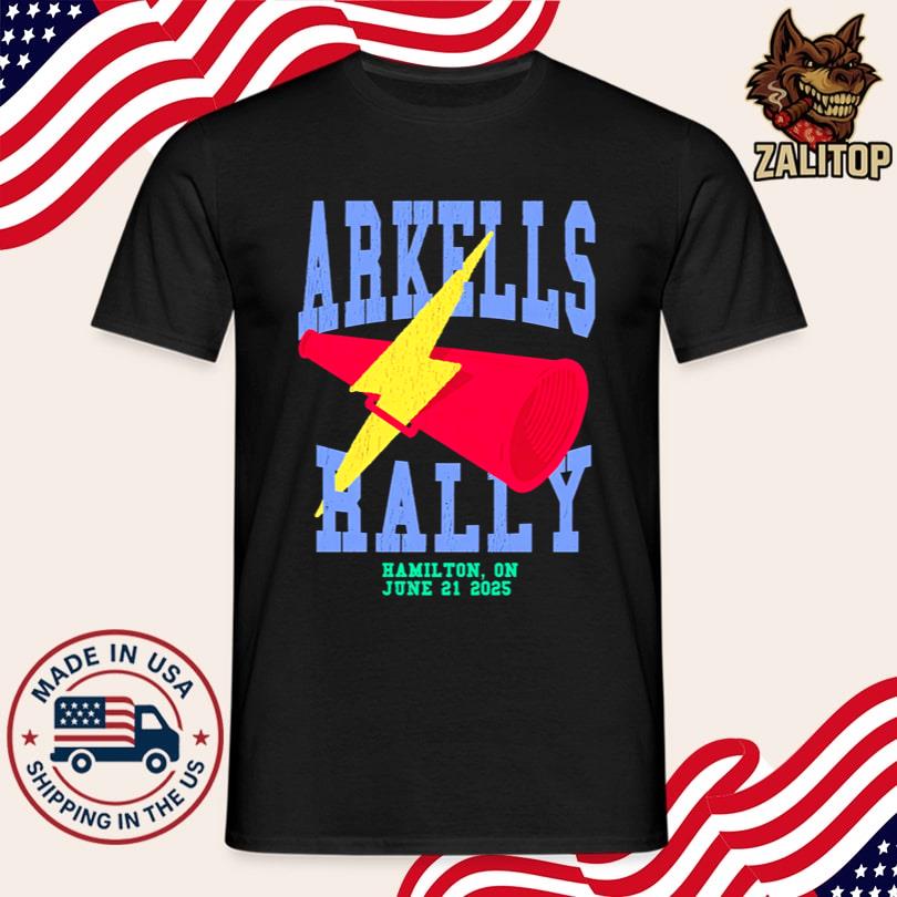 Official Arkells The Rally 2025 Event T-shirt