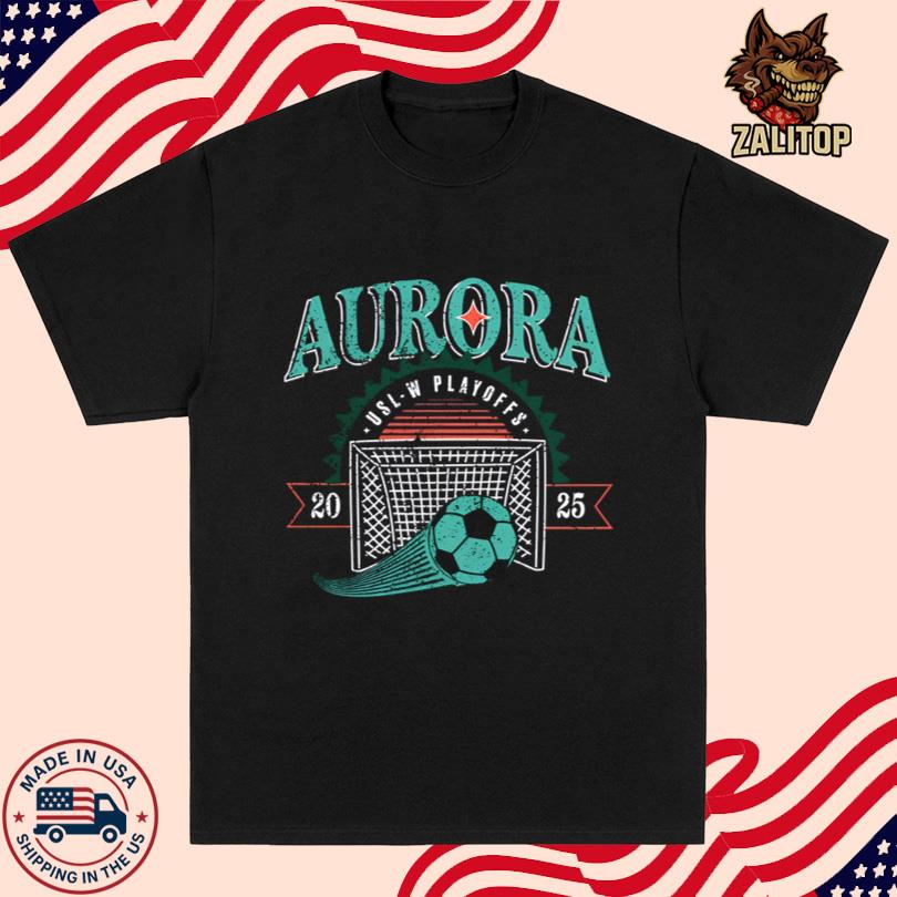 Official Minnesota Aurora USL W Playoff T-Shirt