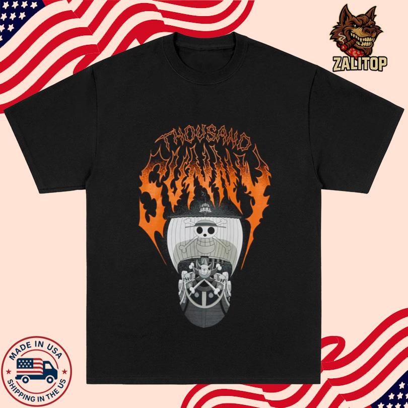 One Piece Thousand Sunny Metal Shirt