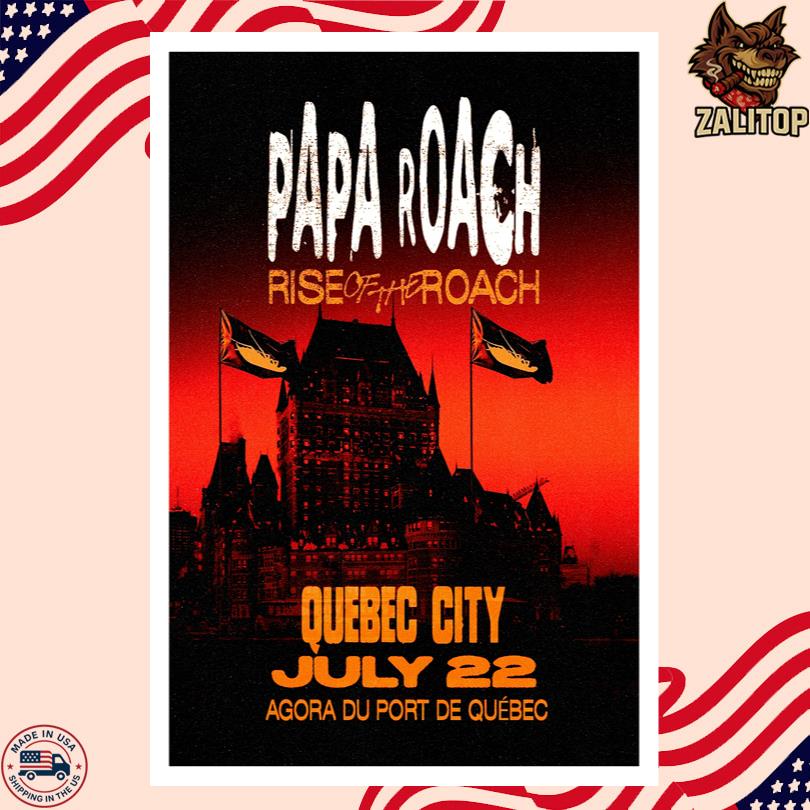 Papa Roach Poster – Live Event in Quebec QC July 22 2025