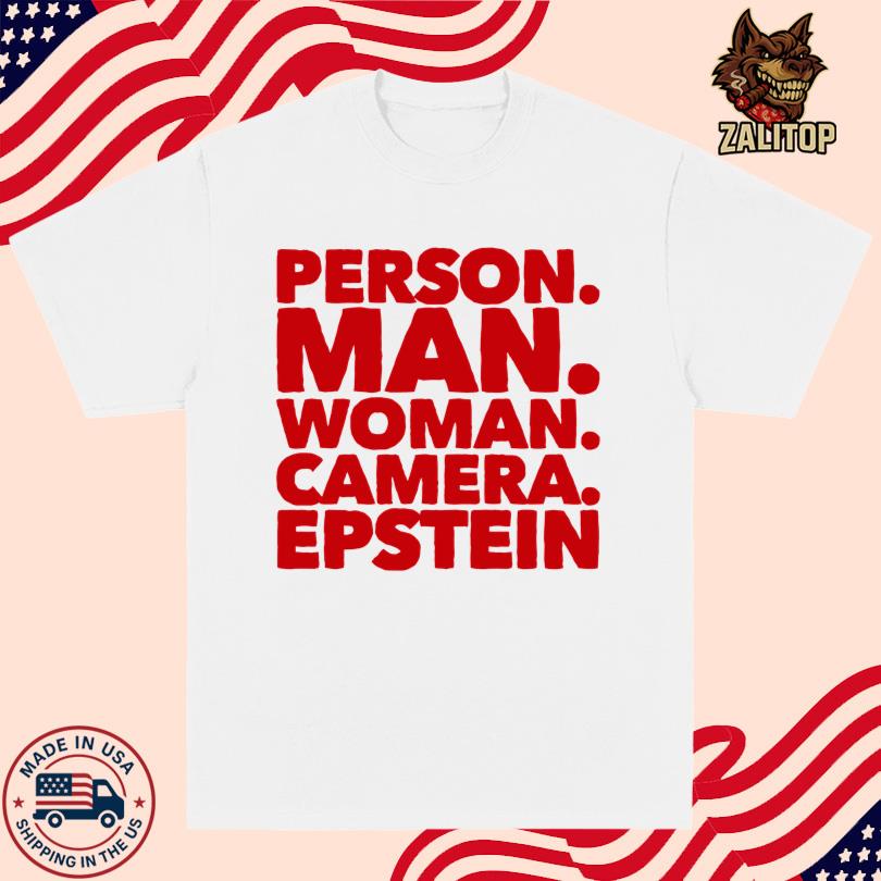 Person Man Woman Camera Epstein Shirt