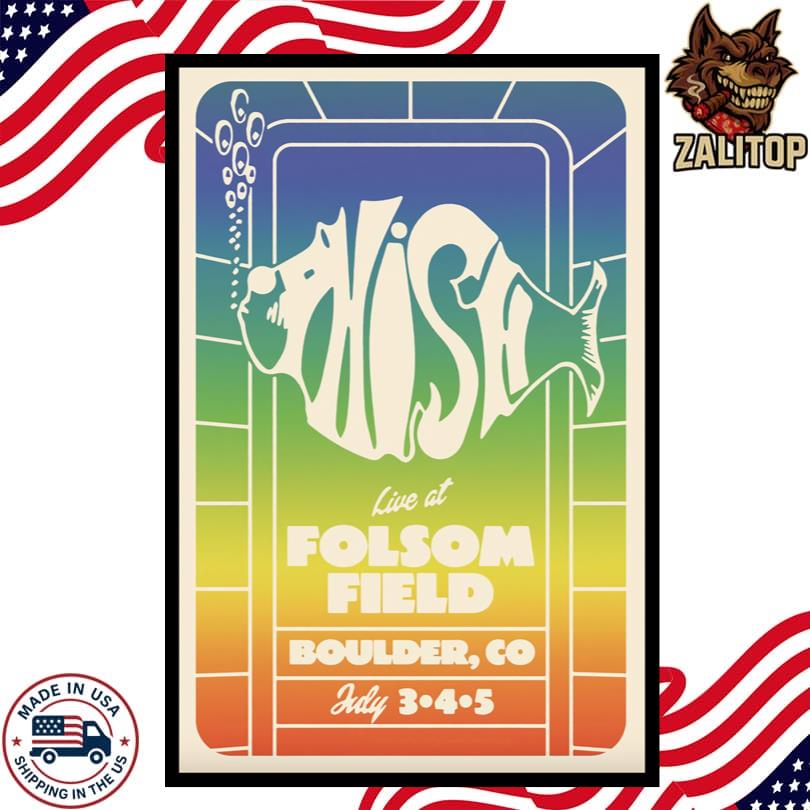 Phish 2025-7-03 Folsom Field Poster