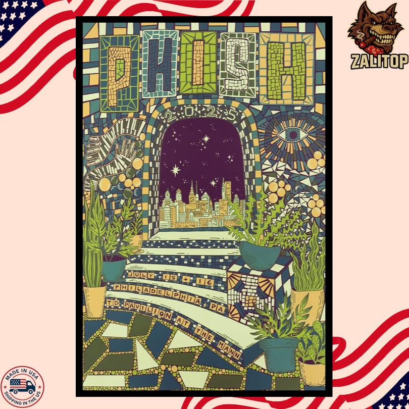 Phish Poster – Philadelphia PA 2-Night Concert 2025