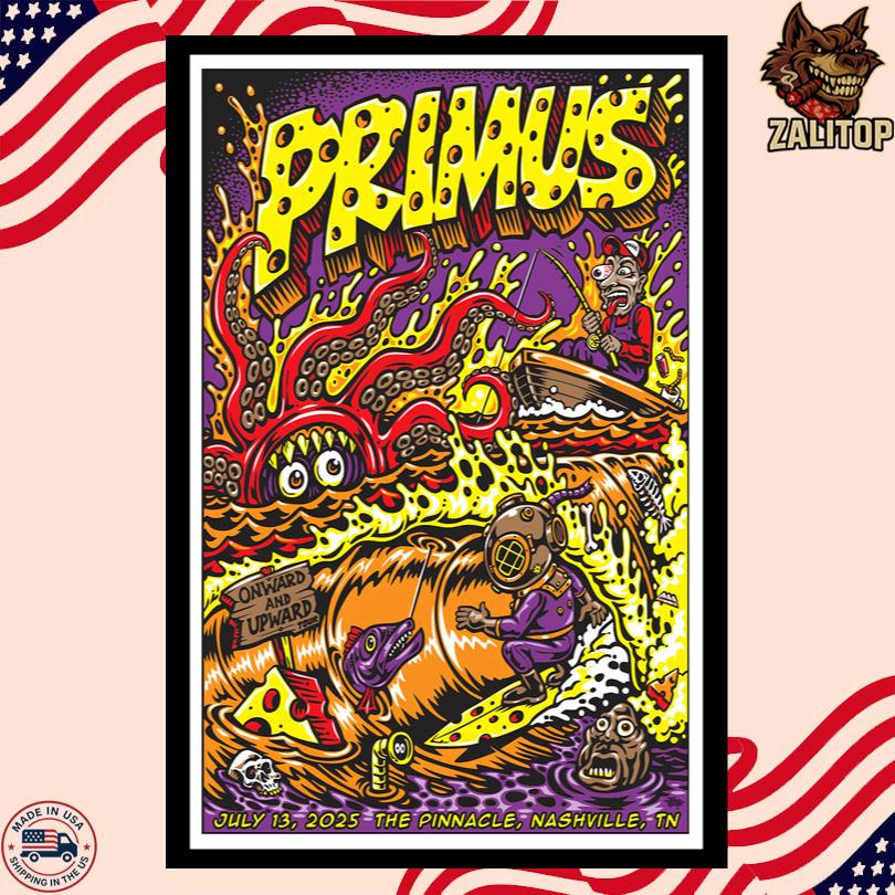 Primus July 13 2025 The Pinnacle in Nashville, TN Poster