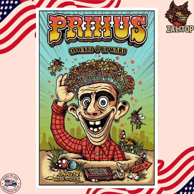 Primus Live Event Poster Atlanta GA July 25 2025