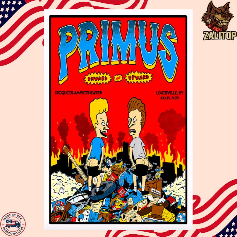 Primus Poster – Iroquois Amphitheater Kentucky 2025 Tour