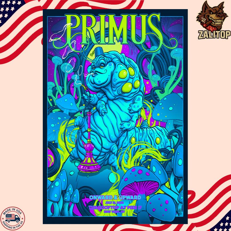 Primus Show in New York NY Pier 17 July 21 2025 Poster