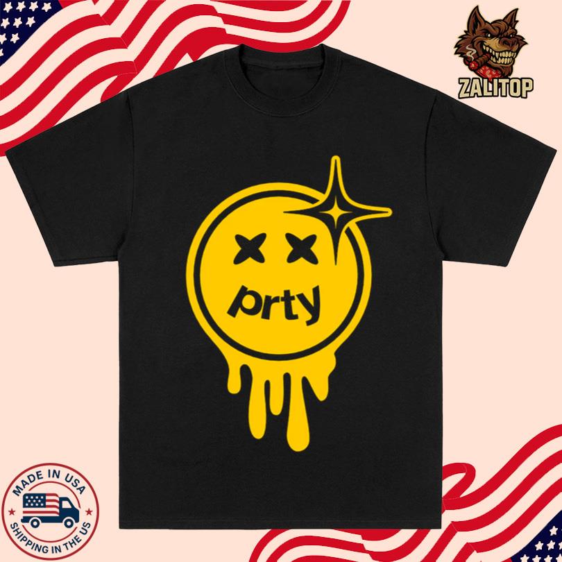 PRTY Melted Smiley Disco Ball T-Shirt