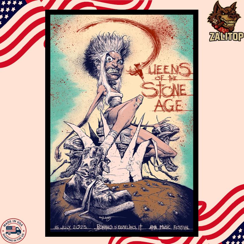 QOTSA Poster – Parco di Villa Negri Romano d’Ezzelino 2025