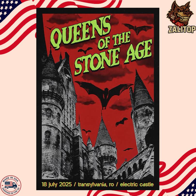 Queens Of The Stone Age Live Tour July 18 2025 Electric Castle Festival Poster