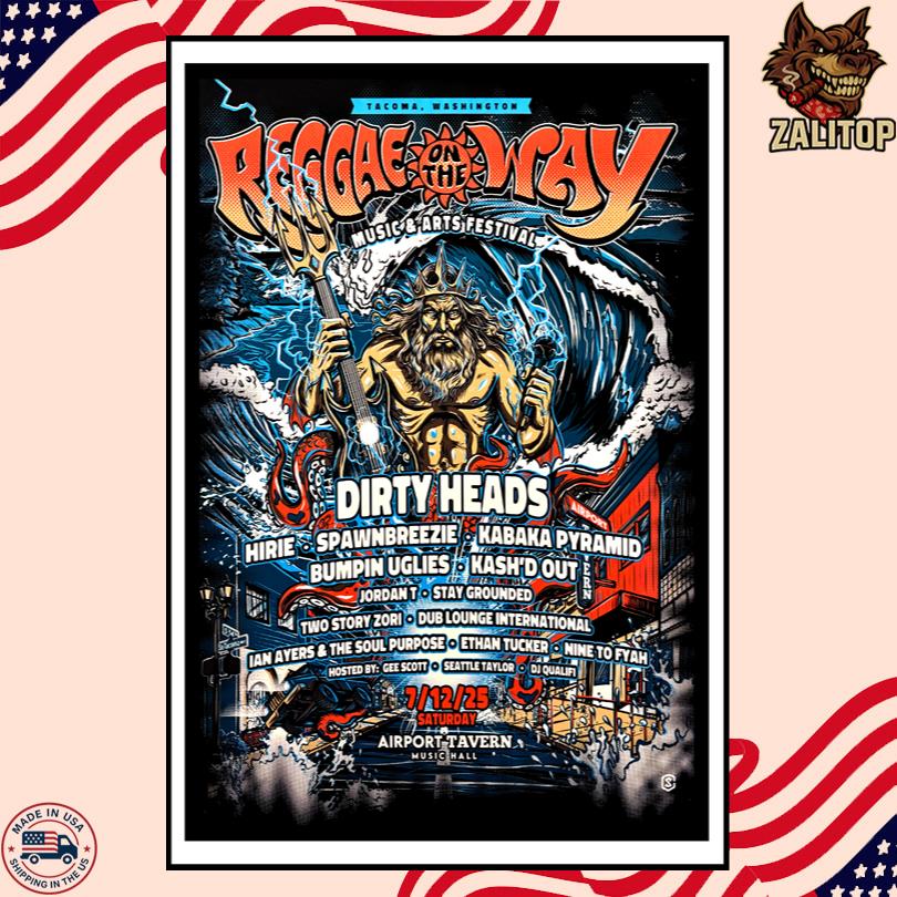 Reggae On The Way 2025 Poster – Tacoma WA