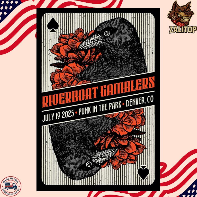 Riverboat Gamblers Poster – Live at Punk In The Park 2025