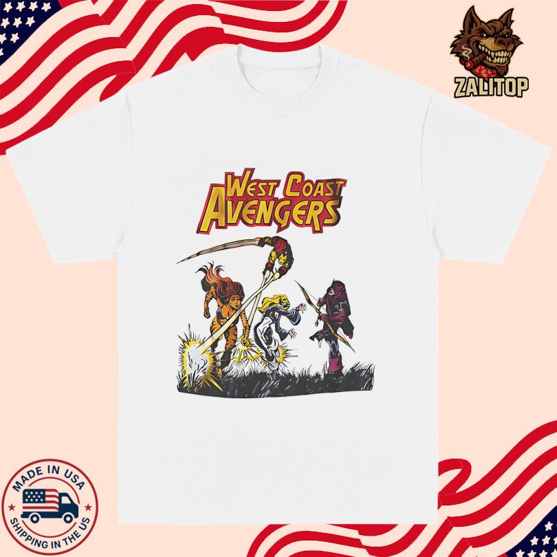 Robert Downey Jr West Coast Avengers shirt