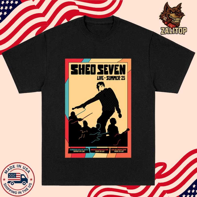 Shed Seven Limited Edition Live Summer 2025 T-Shirt