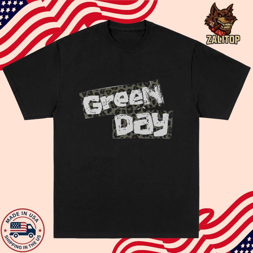 Shirts Green Day Cheetah Logo 2025