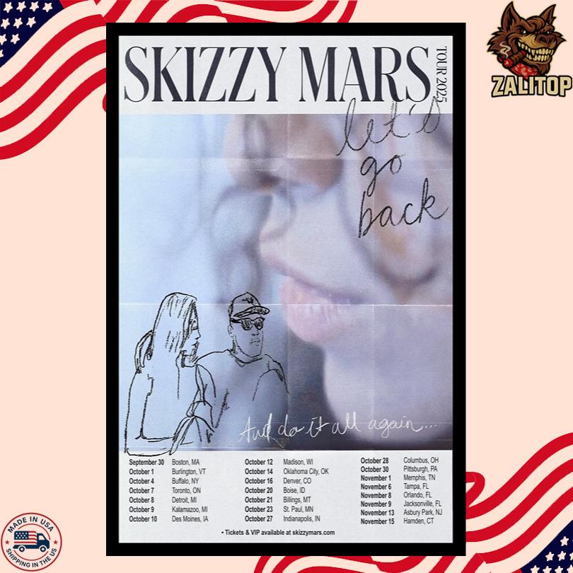 Skizzy Mars Tour 2025 Poster