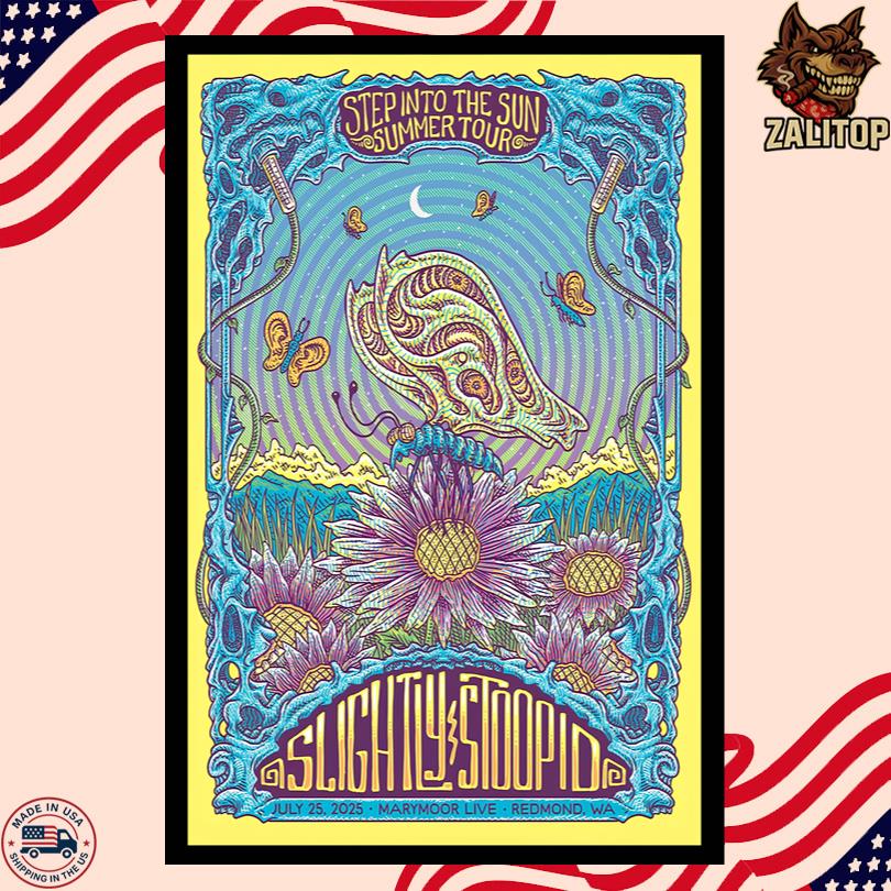 Slightly Stoopid Event Poster Redmond WA Jul 25 2025